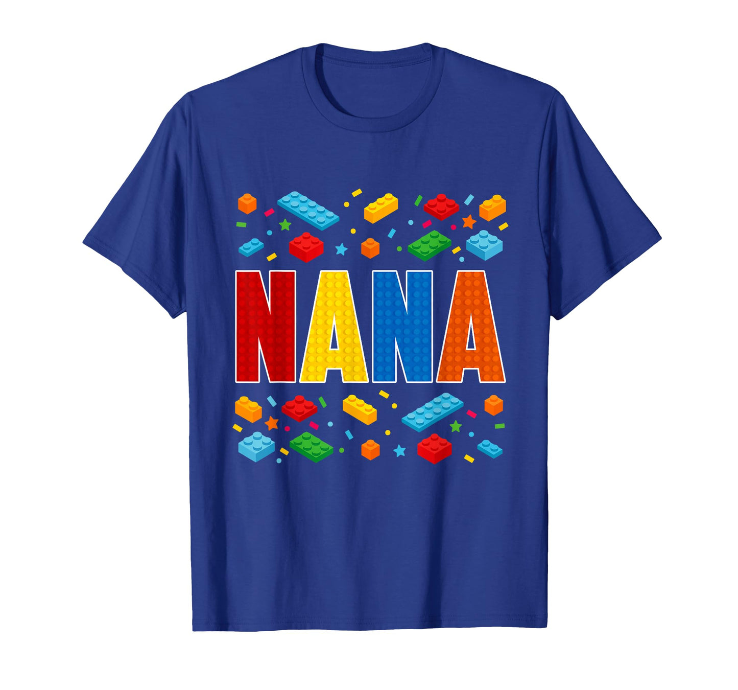 Nana - Brick Builder Block Building Grandma T-Shirt