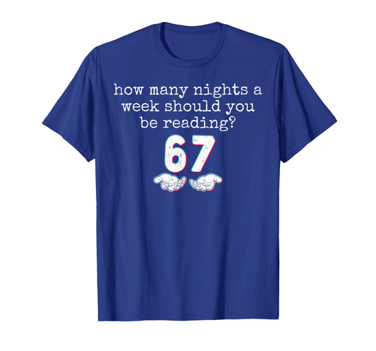 Reading 67 Meme English Teacher Funny 67 Book Lover T-Shirt