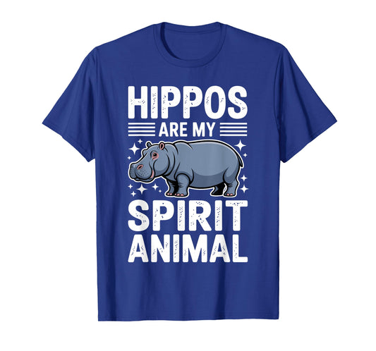 Funny Hippo Art for Men Women Kids Hippopotamus Hippo Lover T-Shirt