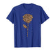 Leopard Rose Floral Safari Print Cheetah Pattern Jungle Art T-Shirt