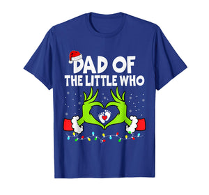Dad of The Little Who Funny Christmas Pregnancy Announcement T-Shirt