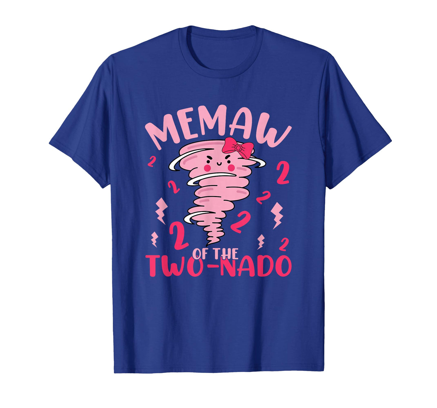 Memaw of The Two-nado Tornado Theme 2nd Birthday Party T-Shirt