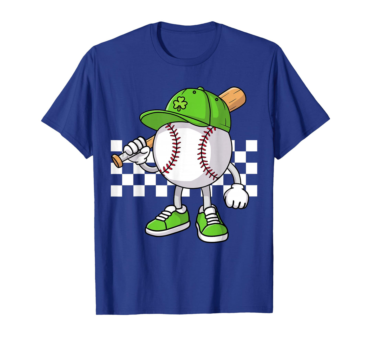 Boys St Patricks Day Baseball Player Pitcher Coach Kids T-Shirt
