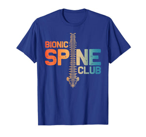 Post Spine Surgery Art for Men Women Bionic Spine Surgery T-Shirt