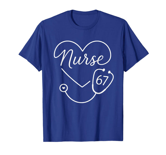 Funny 67 Meme Nurse Six Seven Nursing Humor Women Men T-Shirt