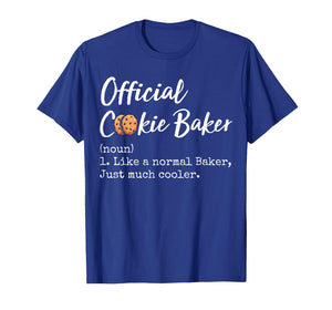 Funny Christmas Baking Official Cookie Baker Definition T-Shirt