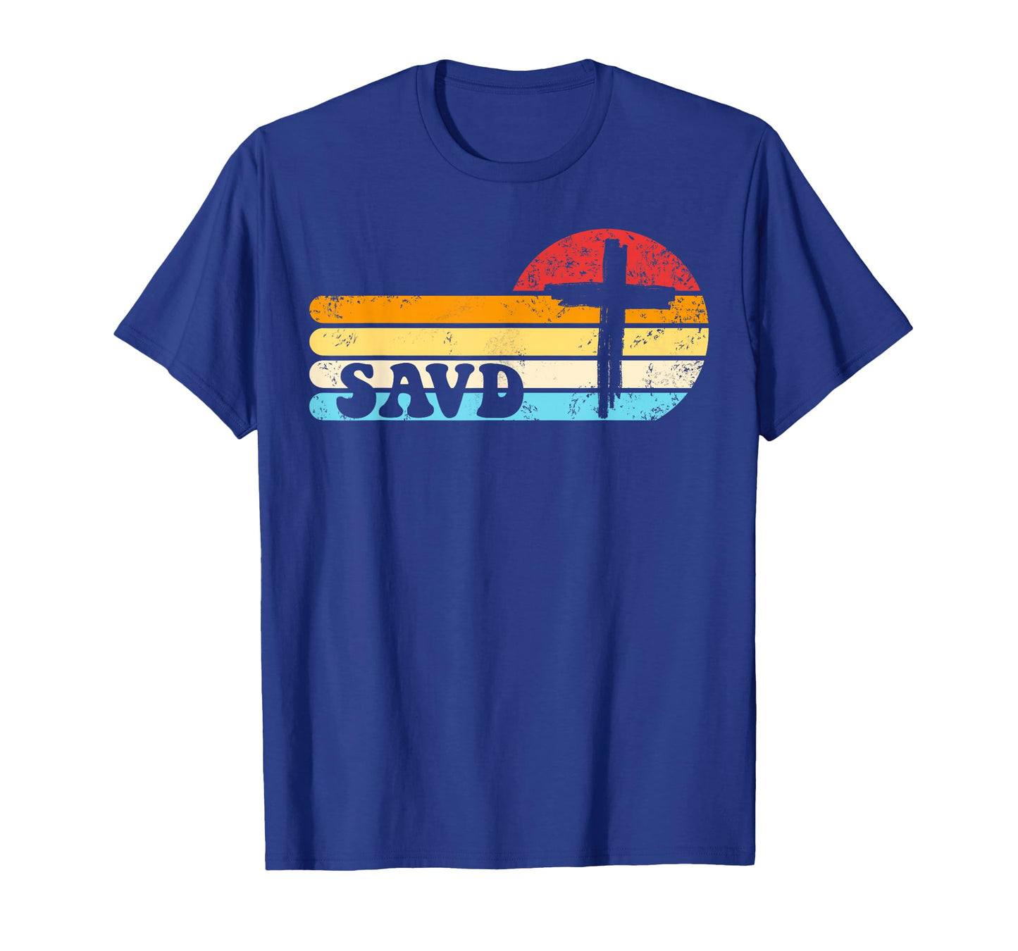 Saved Cross Retro Bible Christian Faith Jesus Savd T-Shirt