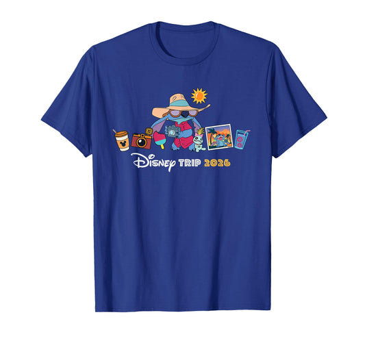 Disney Stitch & Scrump Disney Trip 2026 Vacation Matching T-Shirt