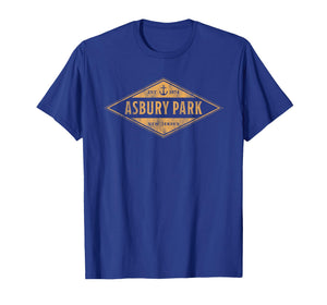 Asbury Park New Jersey NJ Souvenir Vacation Vintage Badge T-Shirt