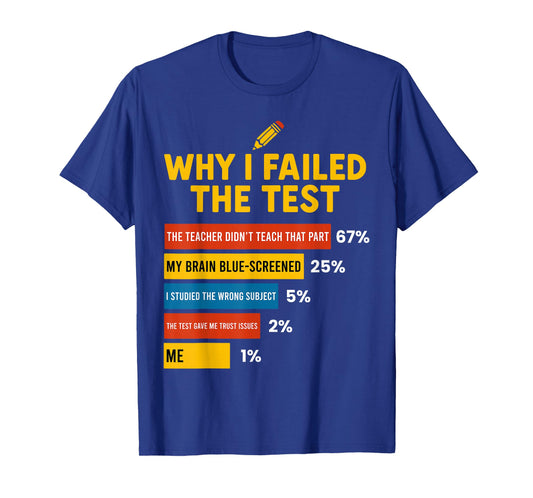 Funny 67 Meme School Humor Test Failure Joke Student T-Shirt