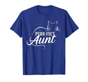 Purr-FECT Aunt Cat Owner T-Shirt