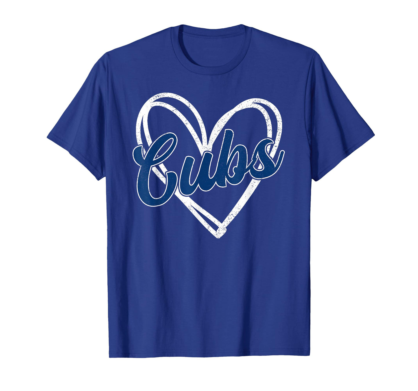 Vintage Cubs Name Heart for Men Women and Kids T-Shirt