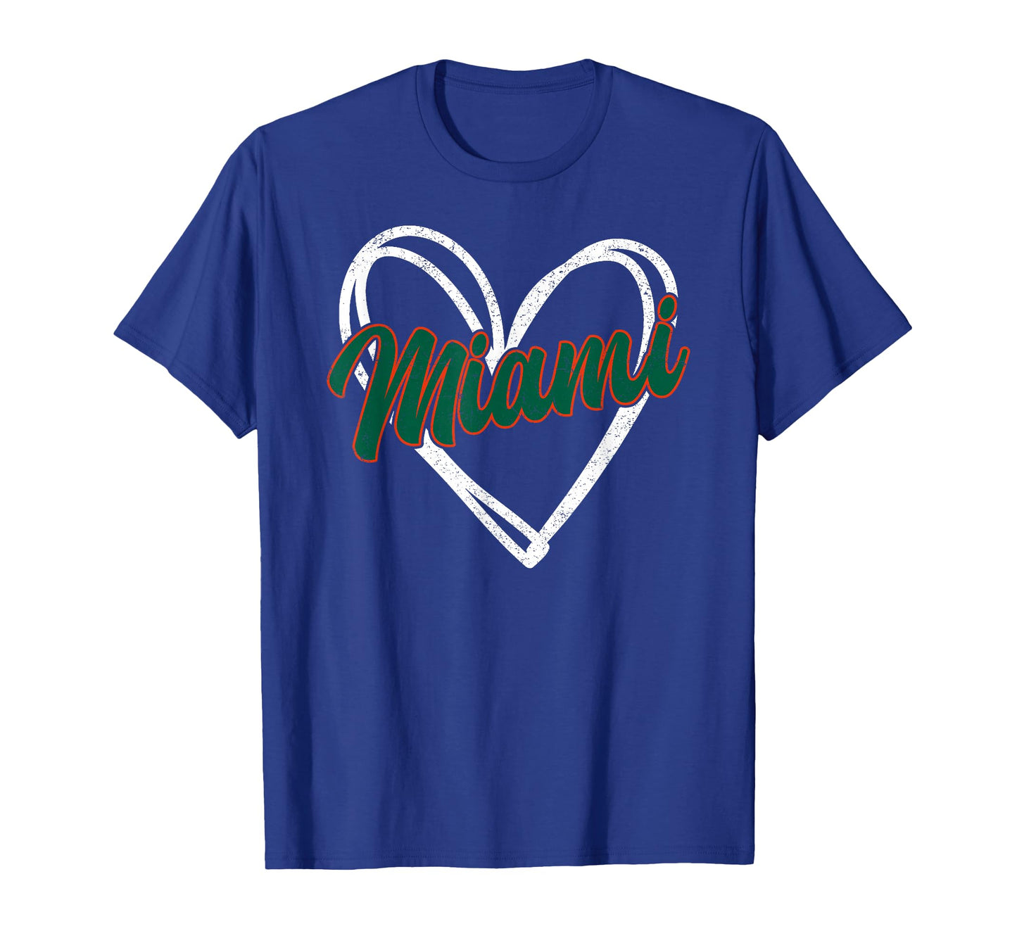 Miami Heart Vintage Men Women Kid T-Shirt