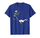 Funny Greyhound Running Skeleton Halloween T-Shirt
