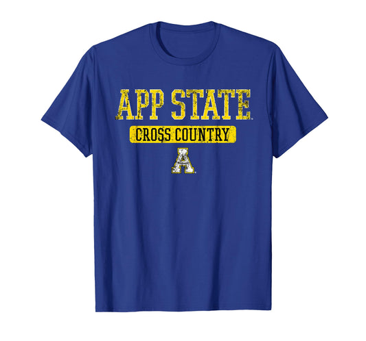App State Mountaineers Vintage Team Cross Country App State T-Shirt