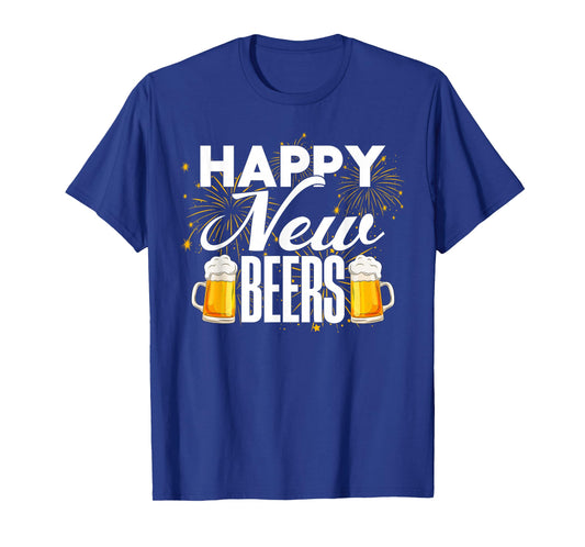 Happy New Beers Beer Lovers Happy New Year 2026 Party Men T-Shirt