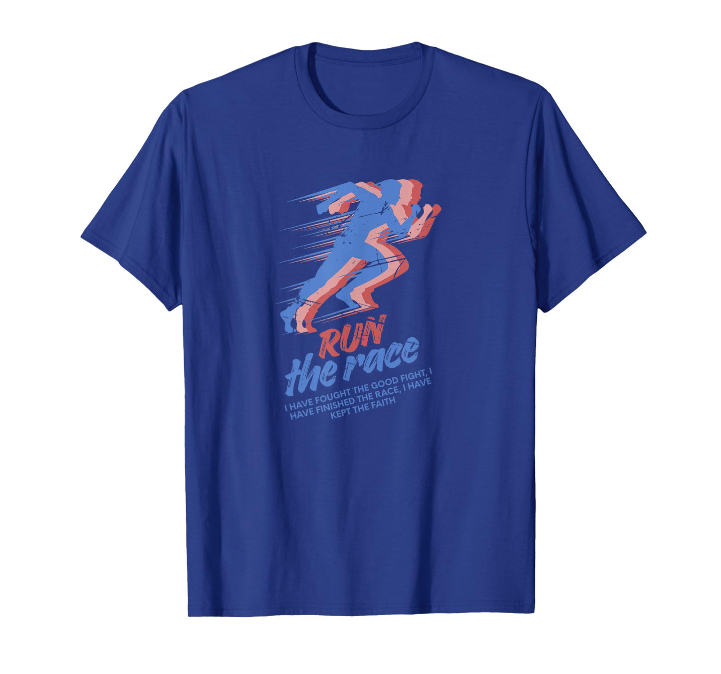 Run The Race Bible Verse Timothy Corinthians Subtle Faith T-Shirt