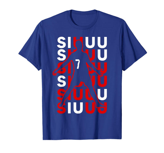 Siuuuu Funny Soccer Present for Soccer Lovers Fan Kid's Boys T-Shirt