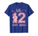 Hello Twelve EST 2014 12th Birthday Coquette 12 Year Girl T-Shirt
