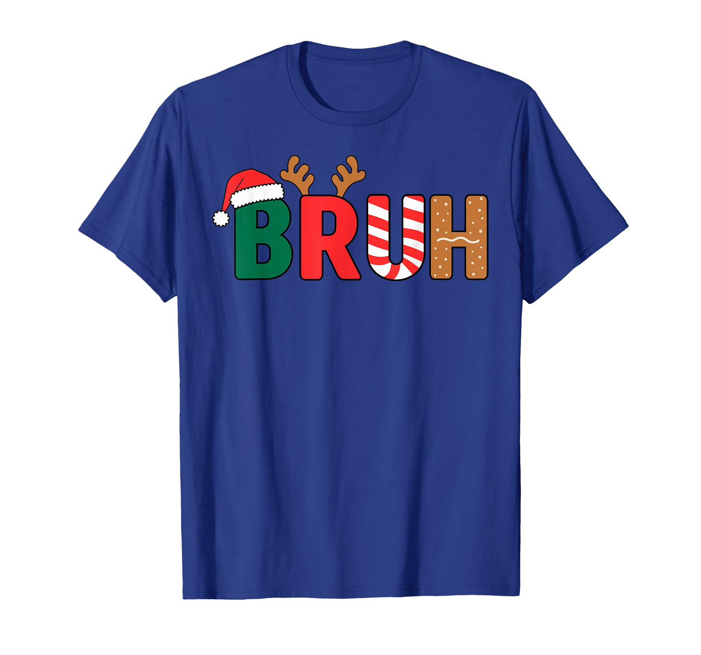 Bruh Christmas Shirt Teens Boys Xmas Kids Funny Christmas T-Shirt
