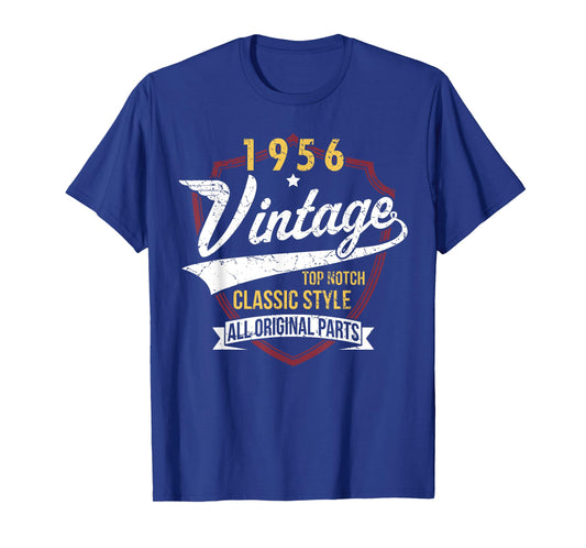 70 Birthday Decorations Men 70yr Awesome 1956 70th Birthday T-Shirt