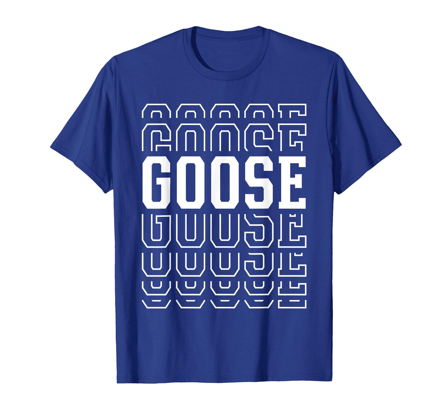 Goose Layered Text Costume Animal Lover T-Shirt