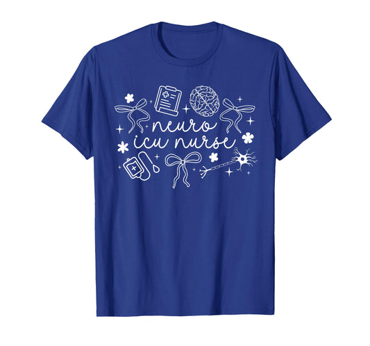 Neuro ICU Nurse Preppy Neurology ICU Nurse Neuro ICU Nursing T-Shirt