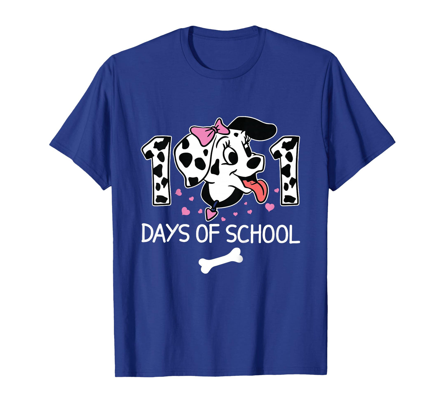 100 Days of School Dalmatian Dog Boy Kid 100th Day of School T-Shirt
