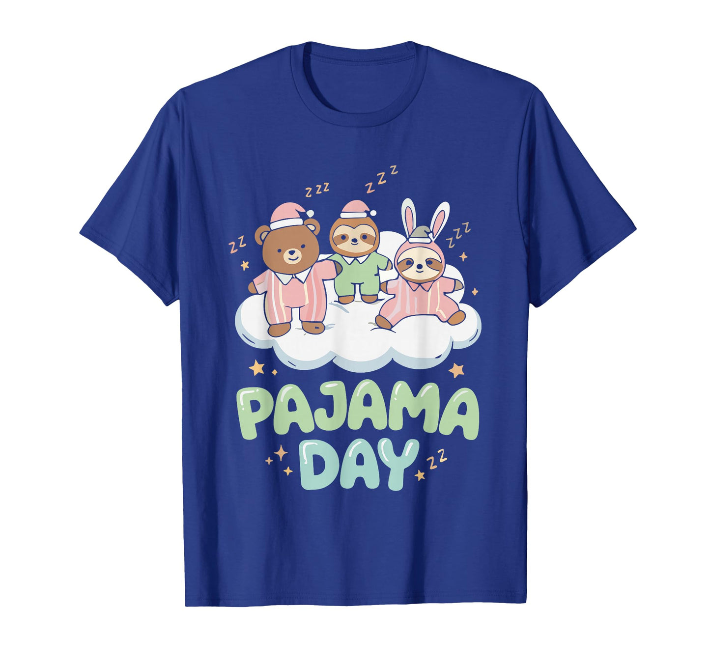 Teacher Pajama Day Shirt, Funny Cloud Sleepover School T-Shirt