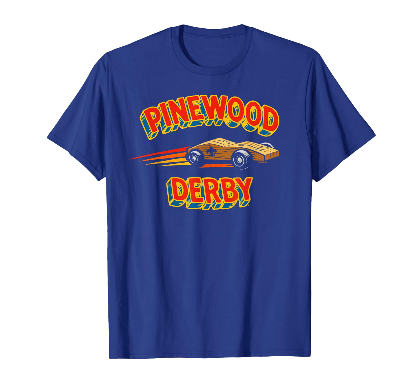 Retro Pinewood Derby Cub Scouts Comic Style T-Shirt