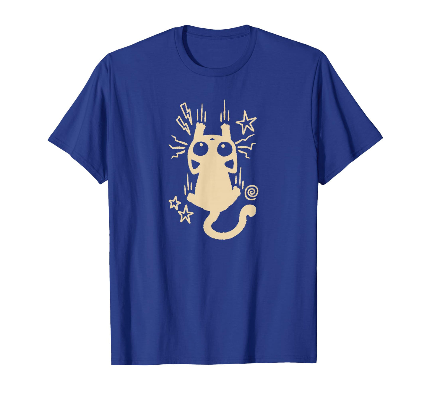 90s Y2K Clinging Tomcat Cat Leaving Scratch Marks T-Shirt