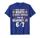 How Many Nights Should You Be Reading 67 Bookish 6/7 Teacher T-Shirt