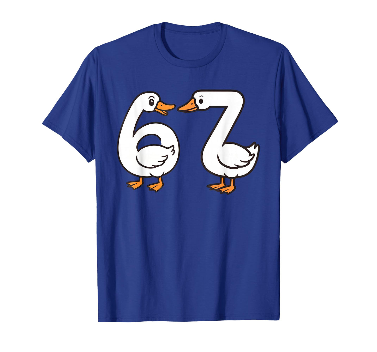 Funny 67 Goose Silly Brain Rot Teacher Gen Alpha Six Seven T-Shirt