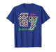 Pink and Green 67 Six Seven Meme Checkered 6 7 Girls Women T-Shirt