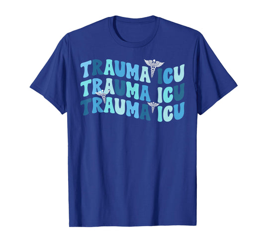 Trauma ICU Nurse Groovy TICU Nurse Trauma ICU Nursing T-Shirt