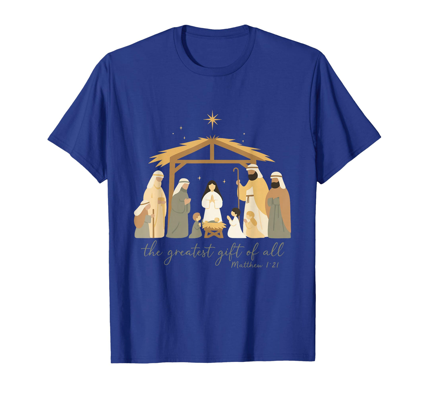 The Greatest Gift for All Christmas Nativity Jesus Christian T-Shirt