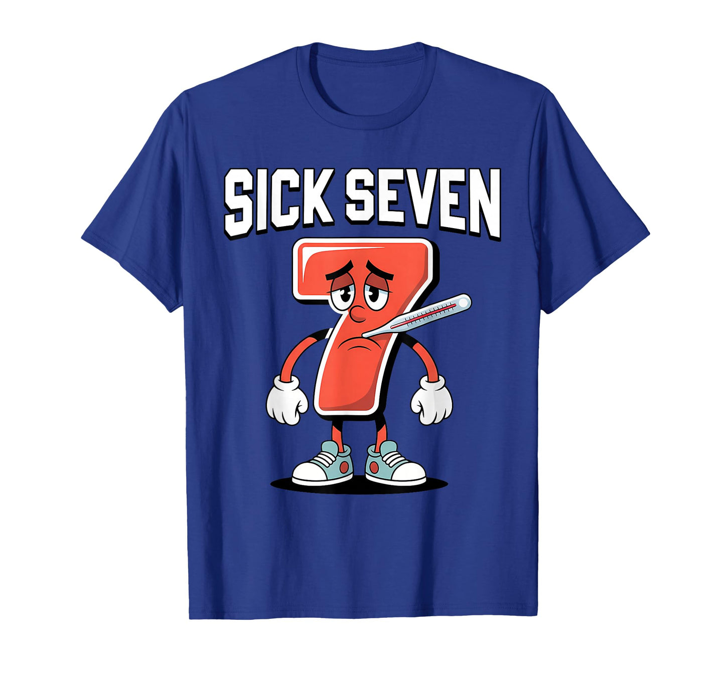 Sick Seven Meme Tee Six Seven Fun Wordplay Men Women T-Shirt