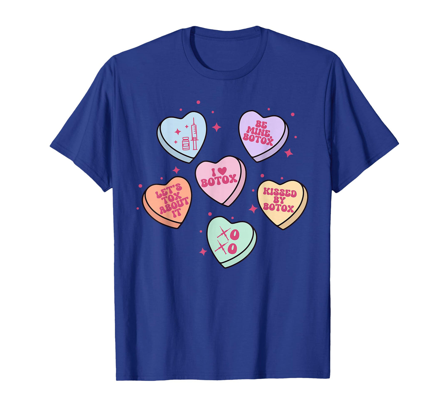 Heart Candy Botox Dealer Valentine Injector Dermatology Work T-Shirt