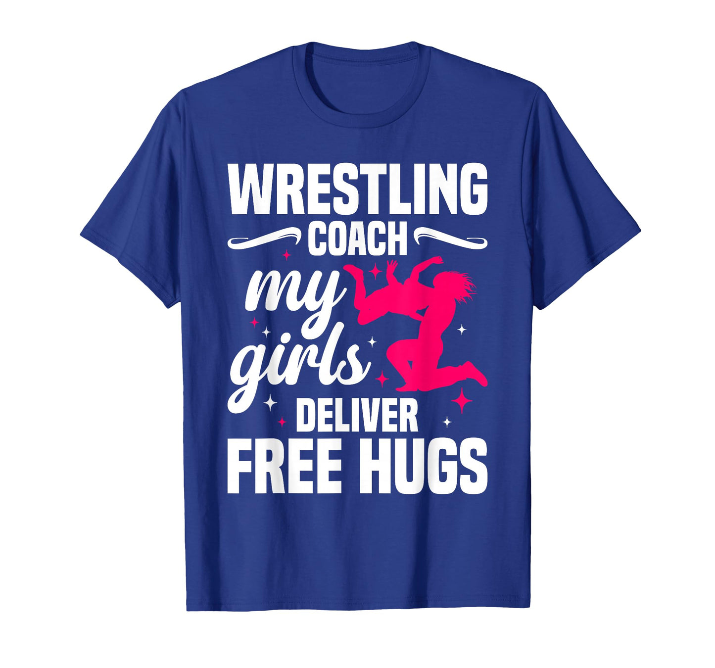 Girls Wrestling Training Free Hugs Girls Wrestling Coach T-Shirt