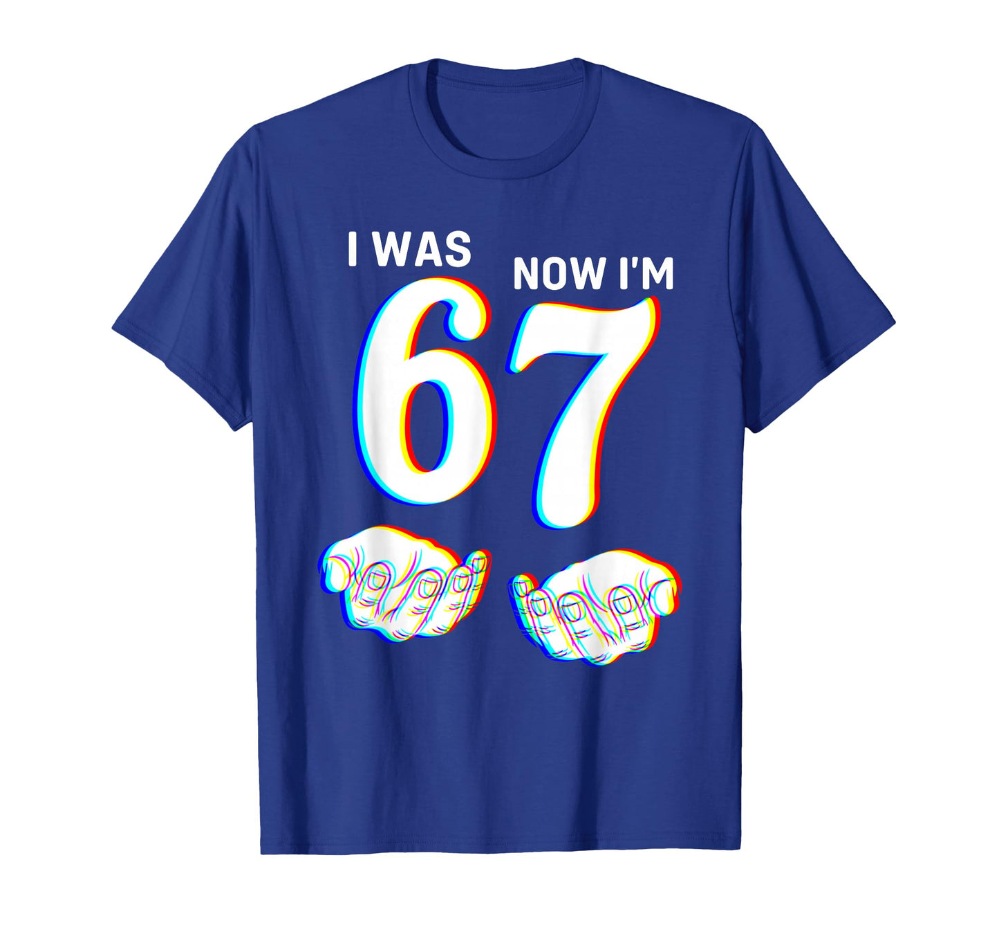 Funny I was 6 Now I'm 7 Six Seven Meme 7 Year Old Birthday T-Shirt