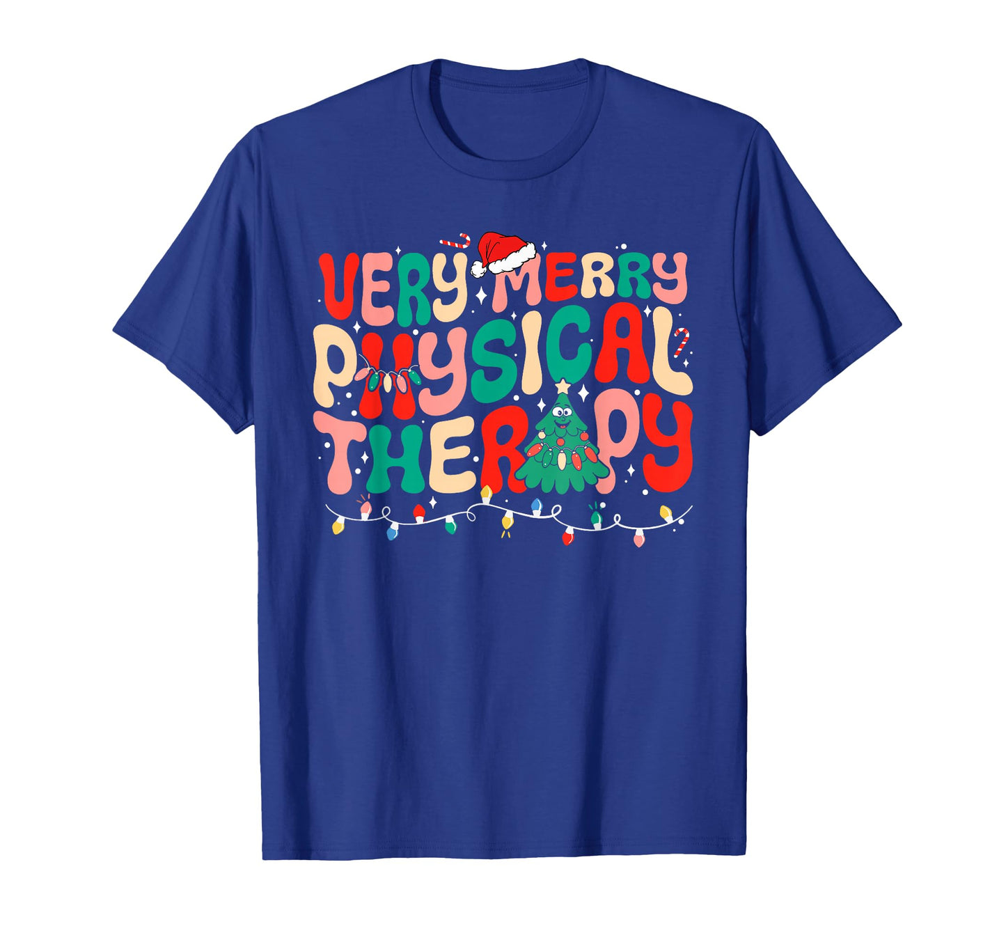 Very Merry Physical Therapy Christmas T-Shirt