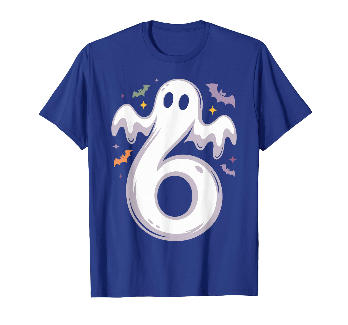 Funny 6 Ghost Meme Halloween Costume Matching Design T-Shirt