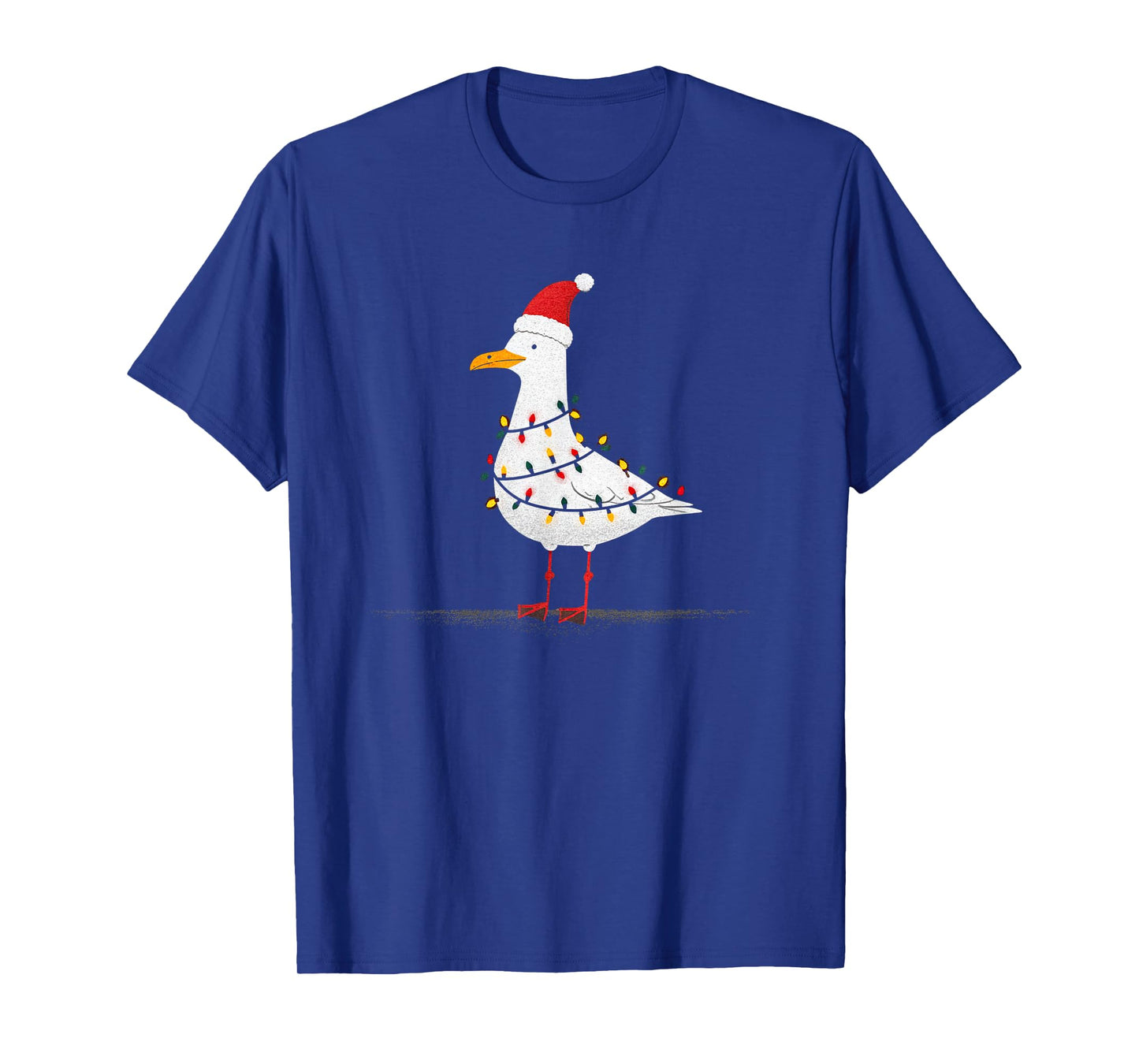 Funny Seagull Christmas Graphics Animal Lights Lover T-Shirt