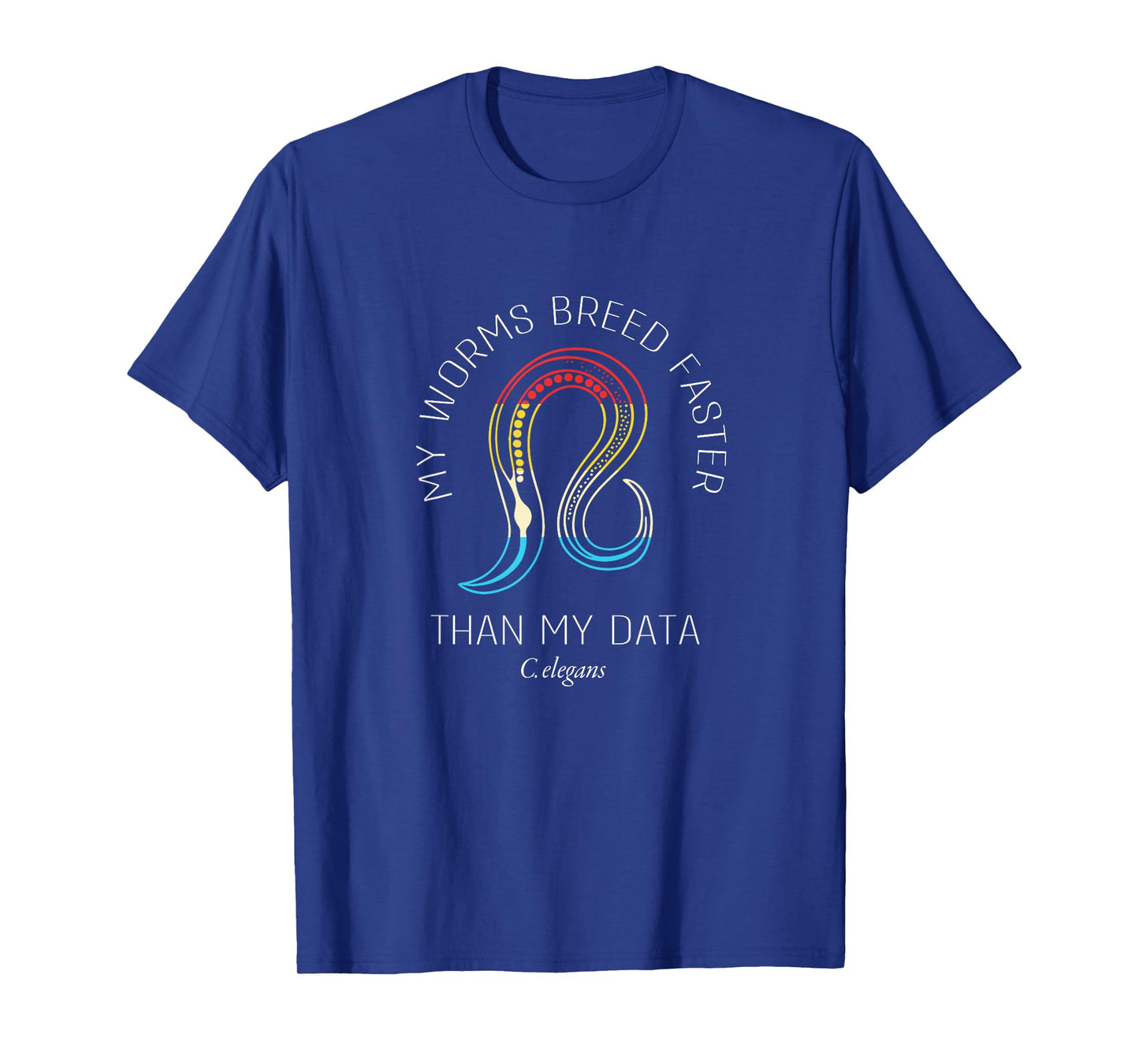 My Worms Breed Faster Biology Student Retro C Elegans T-Shirt