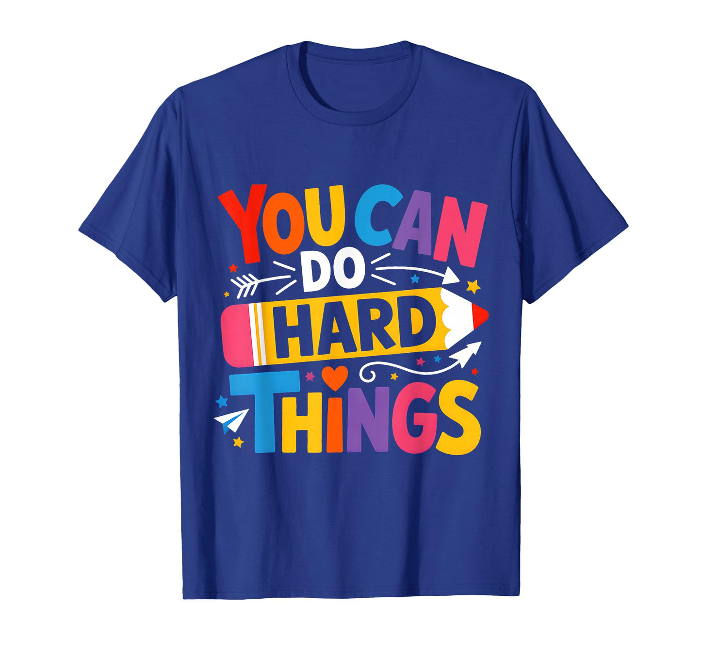 Test Day You Can Do Hard Things Teacher Kids Testing Day T-Shirt