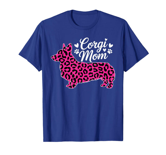 Corgi Leopard Corgi Mom Dog for Women T-Shirt