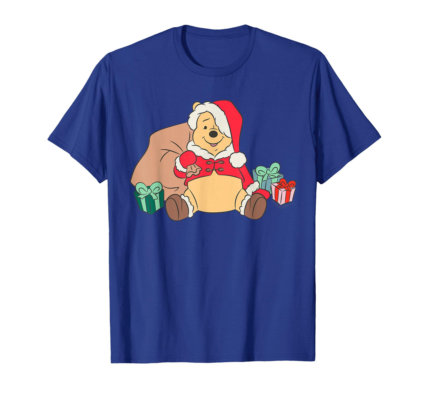 Disney Winnie The Pooh Santa Claus Holiday T-Shirt