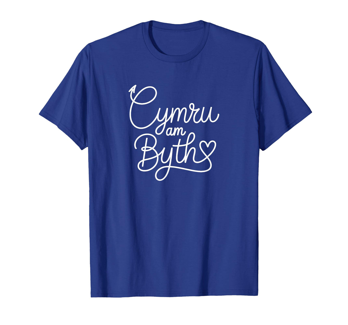 Wales is Forever - Welsh Patriotic Heart Line Art T-Shirt
