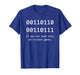 67 Meme Programmer Binary Code Funny Six Seven Programmer T-Shirt
