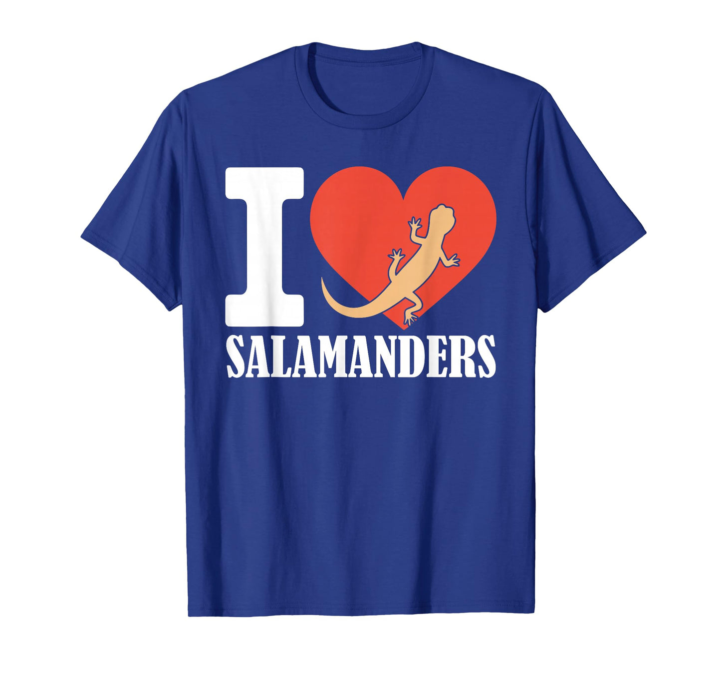 I Love Salamanders T-Shirt Heart Salamander T-Shirt